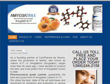 Tablet Screenshot of cancerproducts.com